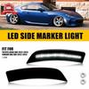 Smoked Full LED Side Marker Lights White For Subaru BRZ Toyota GR86 2022-2024