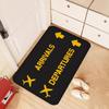 Arrival and Departure Flight Airport Door Mat Washable Non-Slip Living Room Sofa Chairs Area Mat Kitchen Doormat Area Rug