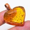 Natural Baltic Amber Gemstone 925 Sterling Silver Jewelry Pendant 1.77" AP-14392
