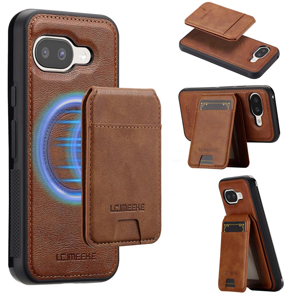 Luxury 2 In 1 Detachable Cards Solt Wallet Leather Phone Case For Google Pixel 10 Pro XL 9A 9 8 8A 7A 7 10A Vertical Bag Cover