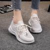 Fashion Breathable Light Running Shoes Women's Sneakers Lace-up Platform Shoes Sports Casual Shoes Women Vulcanized Shoes Tenis Feminino