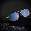 JYL TS Men's Punk - Metal Small-Frame Square Sunglasses WF-5G98