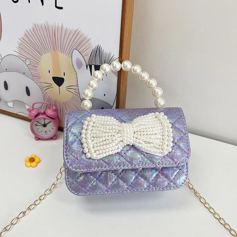 Princess Handbag For Girls Pu Leather Cute Small Shoulder Bag Daily Use