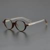 Oval Glasses For Women Retro Acetate Vintage Glasses Frame Optical Round Men Female Brown Green Clear Lens Unisex