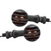 1 Pair Retro Style Universal Turn Signal Light Lamp Motorcycle Modification AccessoriesBlack