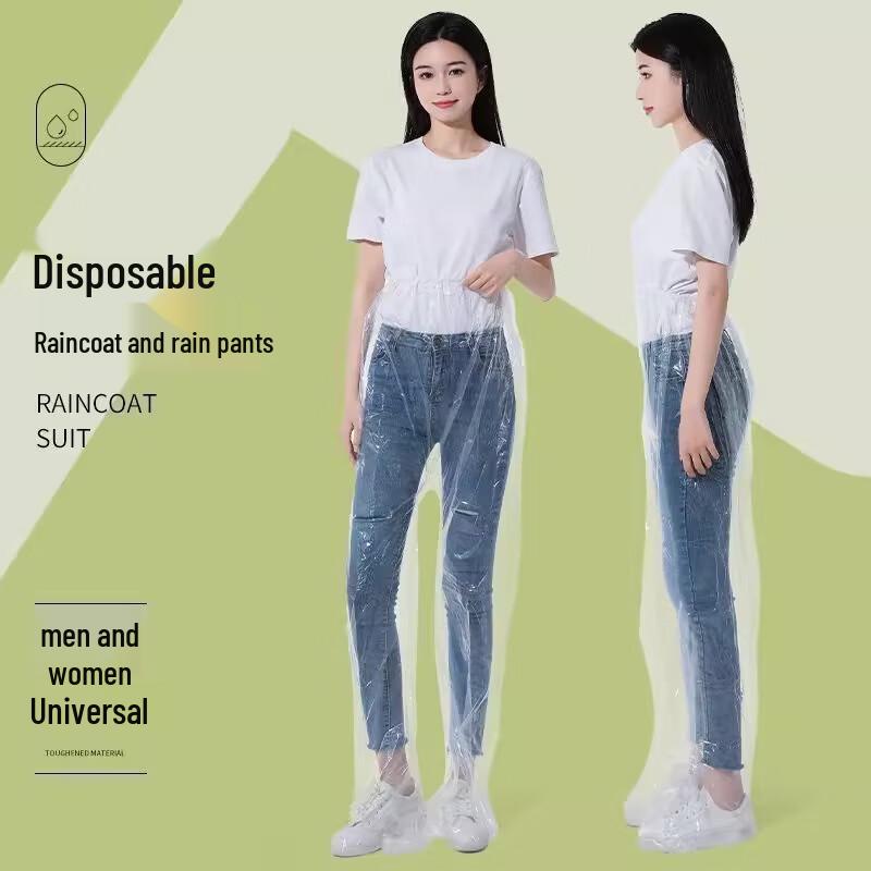 Disposable Foot-Covering Rain Pants