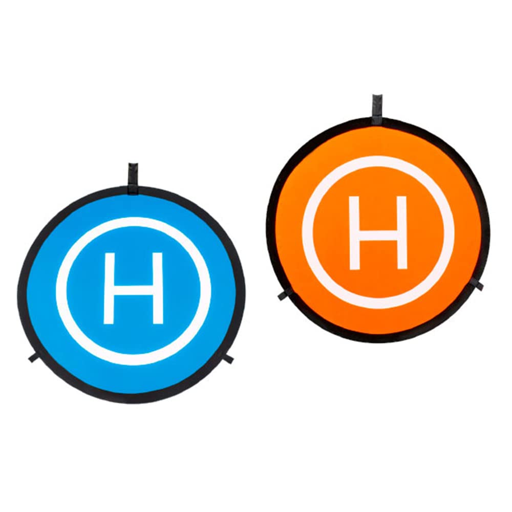 

RS Product Landing Pad 75cm Drone Included 3 Foldable Mat Luminous DJI Mavic Pro mini [Luminous] [Case + Pins]