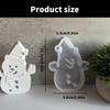 Christmas Snowman Silicone Mould for Epoxy Resin, Gypsum Ornament, Chocolate Fondant Silicone Mould Kitchen Baking Molds