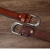 New Retro Washed Extra Thick Outdoor First Layer Cowhide Belt Men's Casual Belt Men's