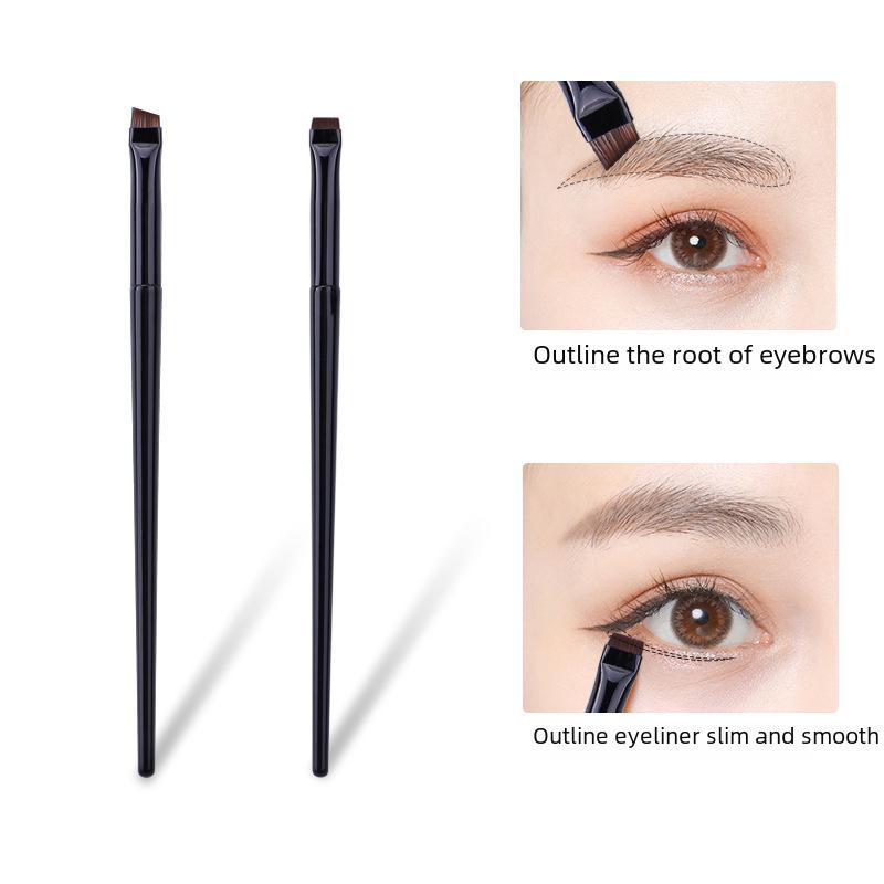 Bestselling Cangzhou Makeup Brush: Thin Oblique Eyebrow & Eyeliner Tool with Silkworm Pen Detail Brush