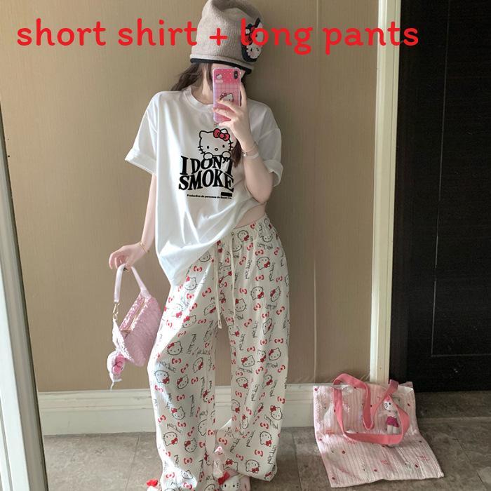 Cotton Sleepwear Set For Women Summer Comfort Lounge Casual