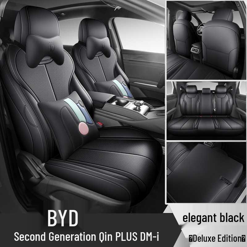 Seat Covers for BYD Qin Plus DM-i (25 pcs), All-Season, Full Coverage for Intelligent Driving Model