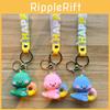 Adorable Silicone Cartoon Dinosaur Keychain For Car Keys And Accessories