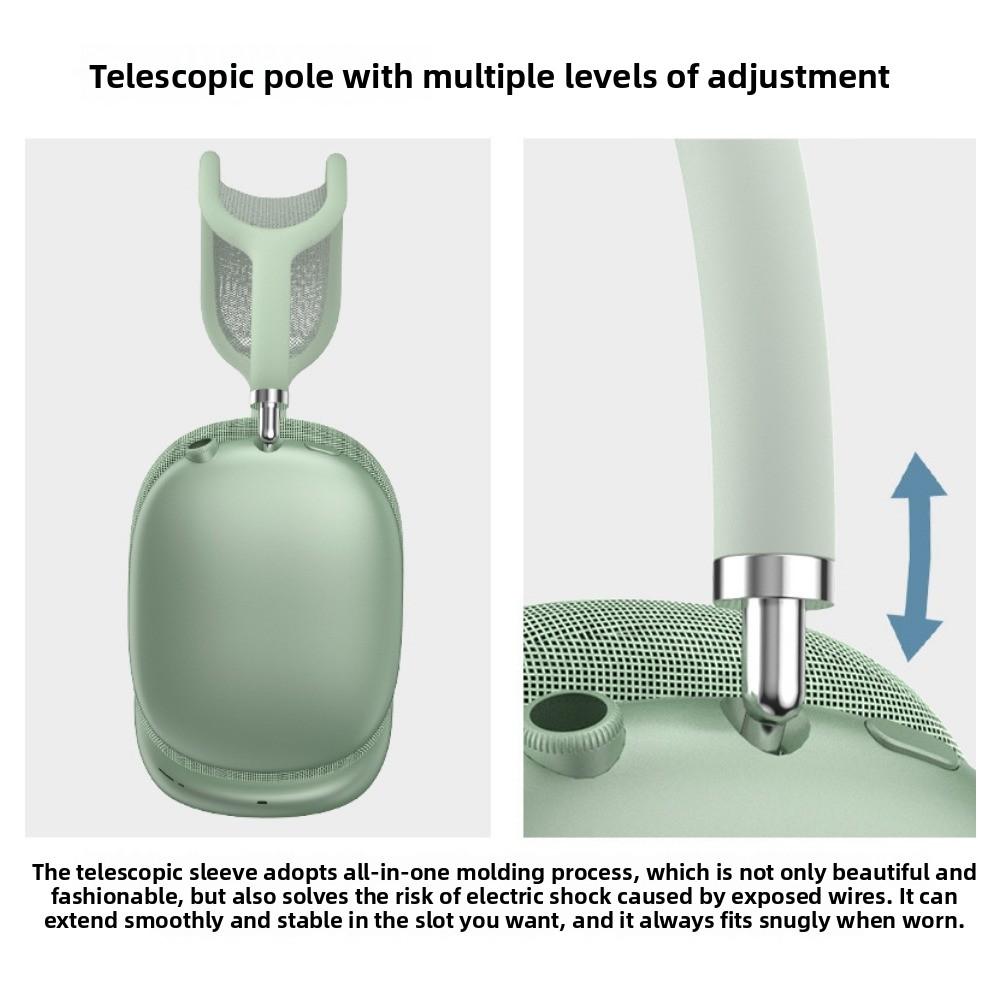 Bluetooth 5.4 Headset Mesh Head Bow True Wireless Knob Keys Music