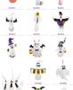 Halloween Inflatable Ghost and Pumpkin Combo Outdoor Yard Decorations Props and Ornaments Polyester 12PP Yulong Funny