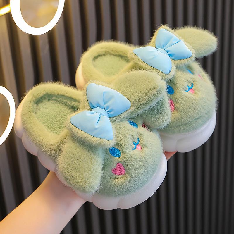 Pantuflas Kid Cotton Slippers Winter New Anti Slip Boy House Shoes Girls House Slippers Cute Child Shoes Flip Flops Zapatos Niña