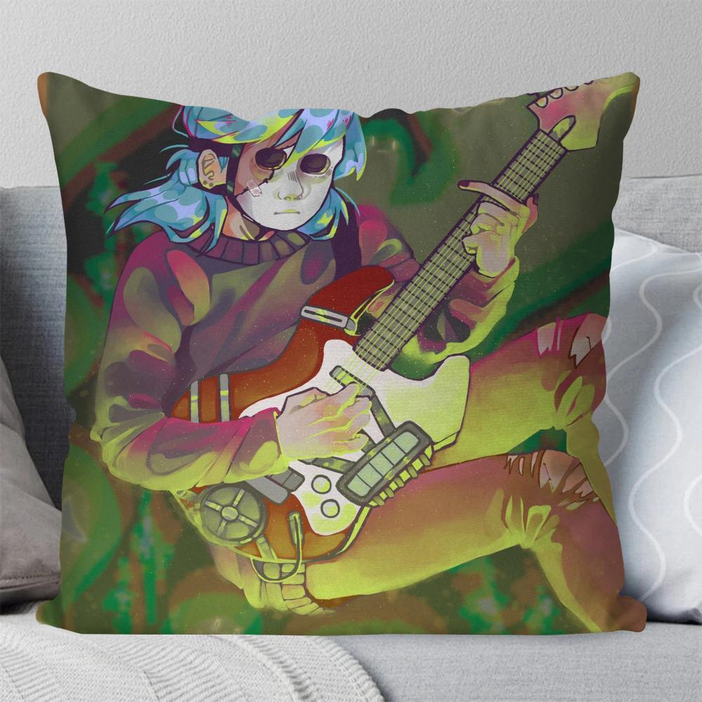 Game Sally Face Pillow Case Square Pillow Bedroom Sofa Leisure Comfort Cushion Car Living Room Home Decoration 40X40