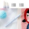 Broderi Slumpmässig Färg Kit Punch Needle Stickningsverktyg Magisk Broderinål Penna Vävverktyg Stickning Sömnadsverktyg för DIY