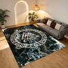 Valknut Symbol Living Room Nonslip Area Rug Soft Carpet For Bedroom Game Playroom Sofa Office Home Decor Doormat Christmas Gift C930807