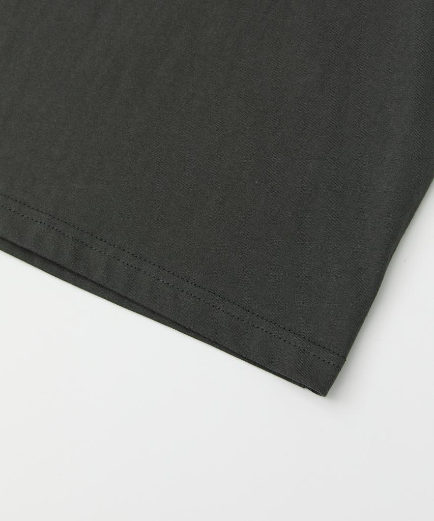 RAIMENT Piece Pigment Print Short Sleeve T-Shirt_Charcoal