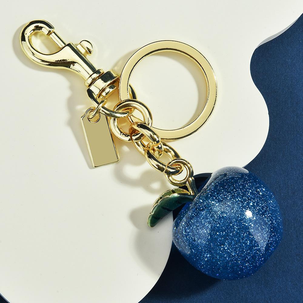 Red Cherry Crystal Bag Pendant Keychain Cherry Pendant Women'S Bag Accessories Fashion Red Delicate Bag