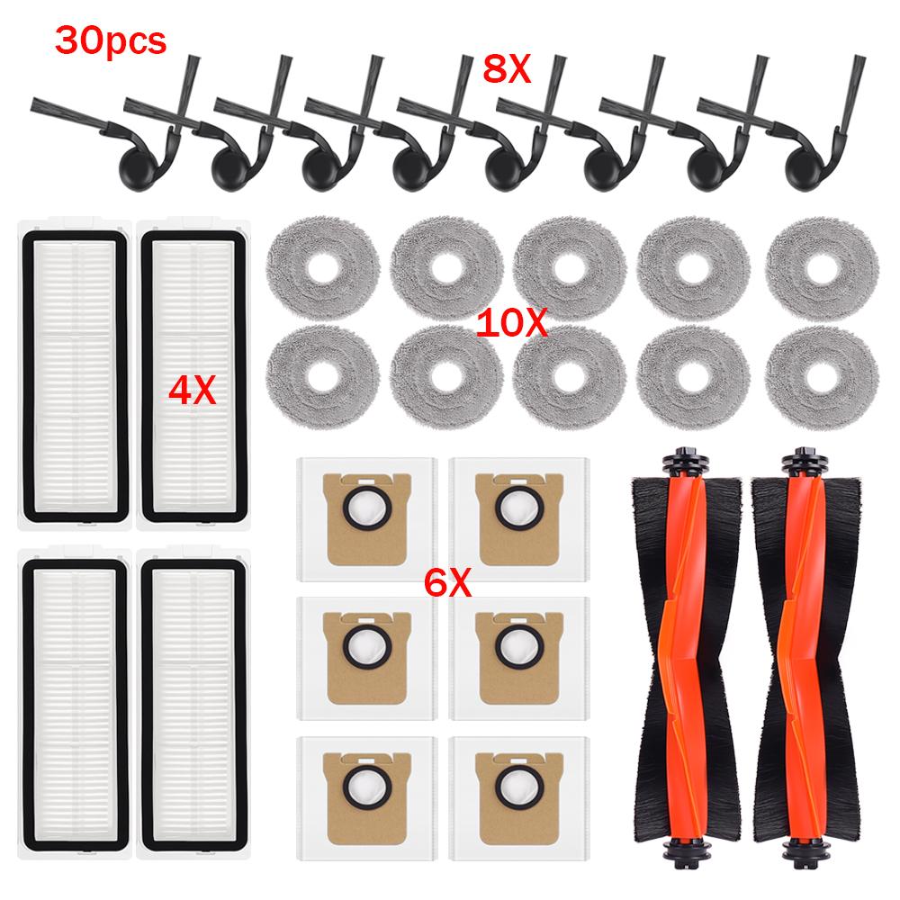 For Xiaomi 1 Pro/OV11GL Robot Vacuum Cleaner Accessories Dust Bags Mop Cloths Hepa Filter Side Brush Main Brush Part Replacement