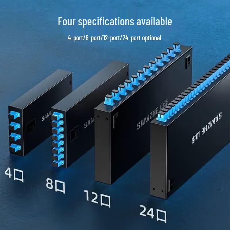 SAMZHE 4-Port FC Single-mode Fiber Optic Terminal Box