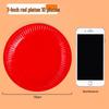 Colorful Disposable Paper Plates for Kindergarten Arts, Crafts, and Decor
