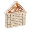 LED Light Up Wooden Advent Calendar 24 Drawers Refillable Christmas Countdown Tabletop Decor Christmas Advent Calendar