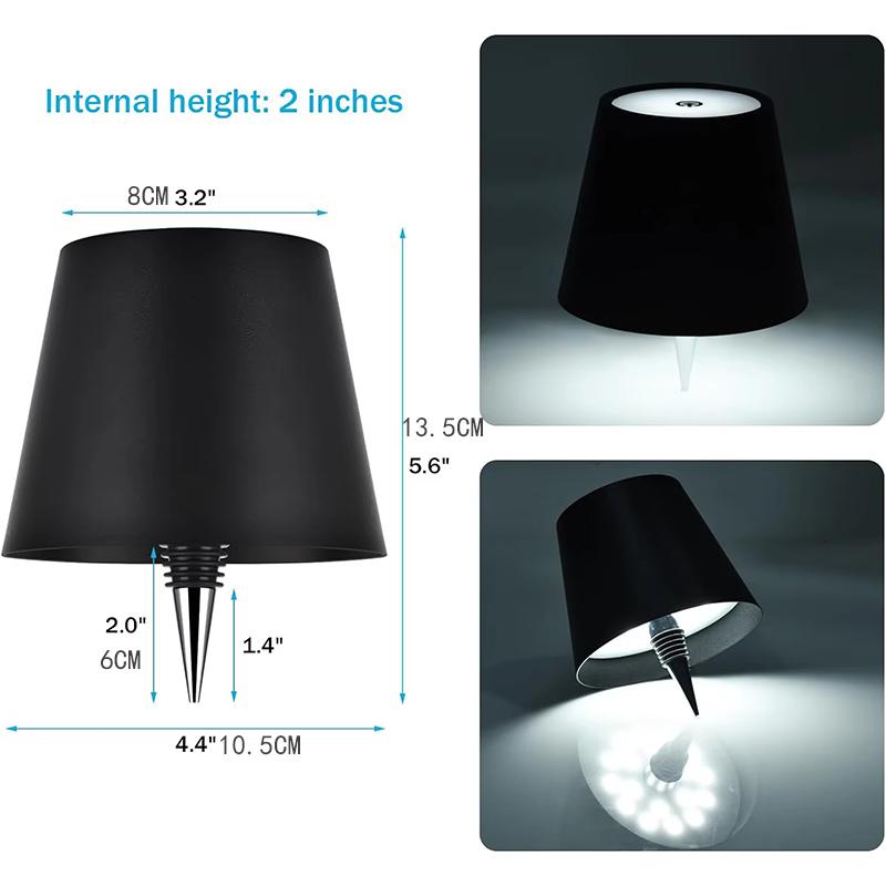 Lampada da Tavolo Portatile a LED a Batteria a Forma di Bottiglia di Vino con Controllo Touch di 3 Colori e Dimmerazione Continua Lampada da Notte Per Decorazione Bar Festa