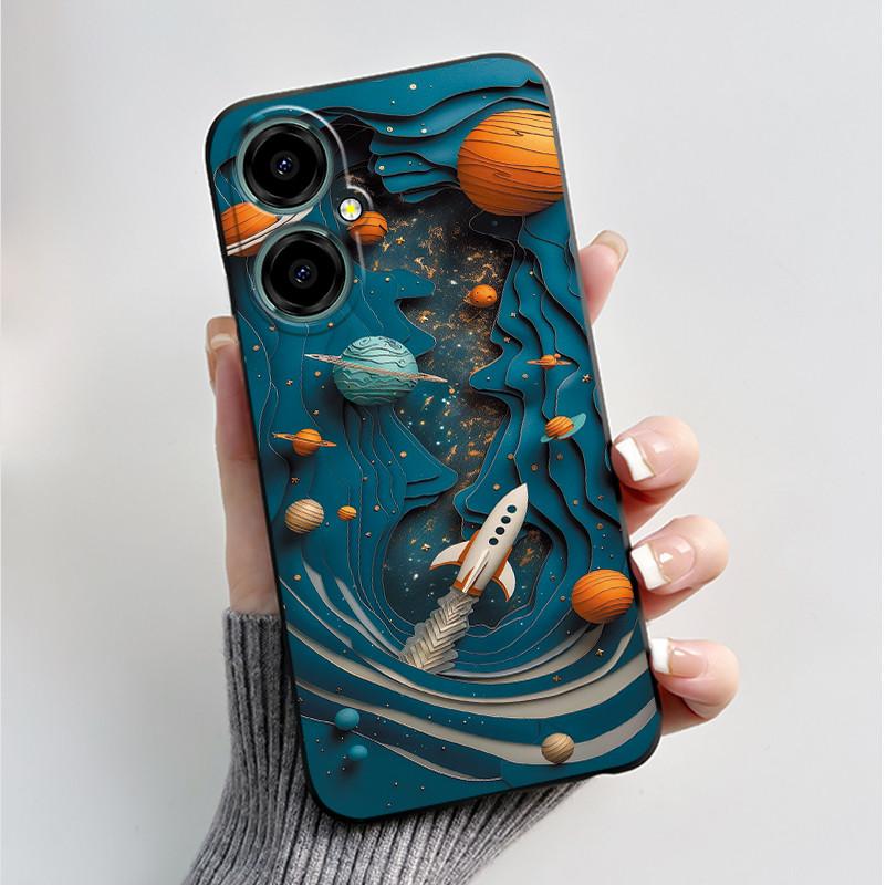 Luxury Fashion Butterfly Flowers Cases For BLU G64 Phone Case Shock Proof Black Soft Silicone Back Cover For BLU G64 G 64 Fundas