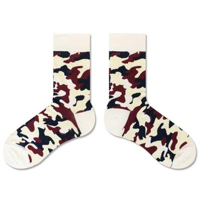 SNOOZY Camouflage Pattern Socks - Navy