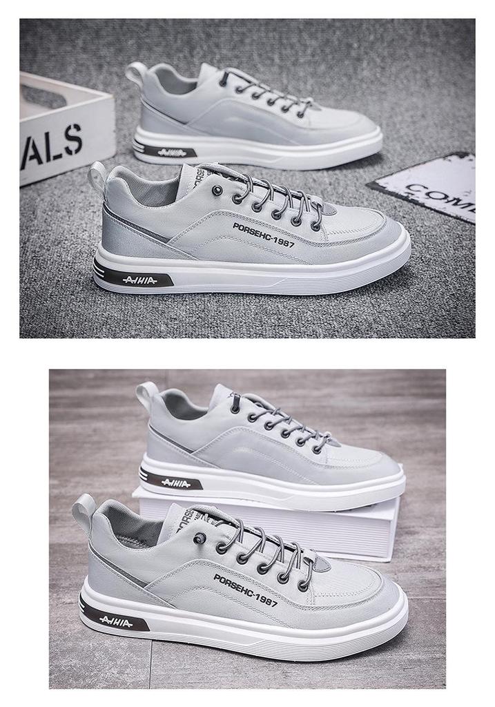 Men's Korean Style Canvas Shoes - Summer Breathable White Versatile Casual Sneakers