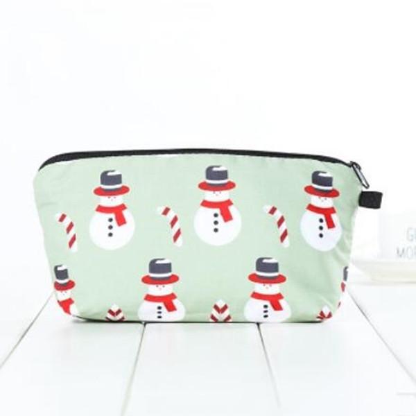 Cute Flower Zipper Cosmetic Bag Portable Lipstick Storage Bag Multifunctional Mini Women Makeup Wash Bag Case