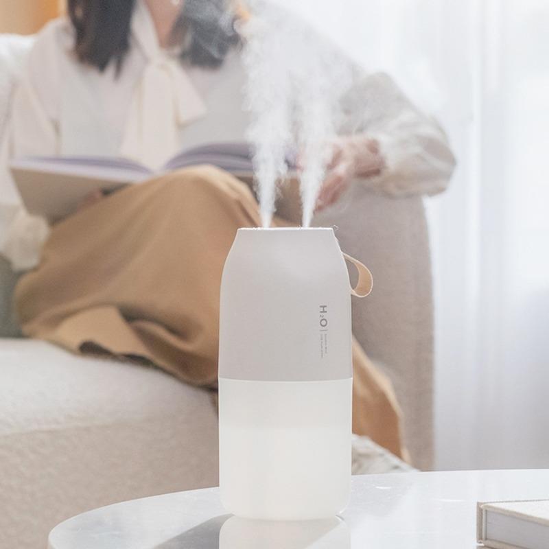Double Nozzle Air Humidifier Wireless Aroma Diffuser 2000mAh Battery Rechargeable Essential Oil Diffuser Mist Maker Humidifier