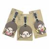 Monchhichi Fun PVC Soft Rubber Luggage Tag - Cute Suitcase Tag & Bag Charm for Easy Identification