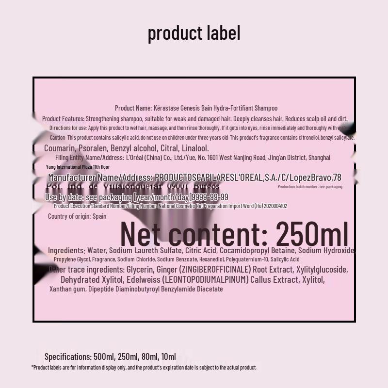 Kérastase Genesis Anti-Hair Fall Fortifying Shampoo