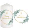 Communion Candle Candle for the Table Around 15Cm