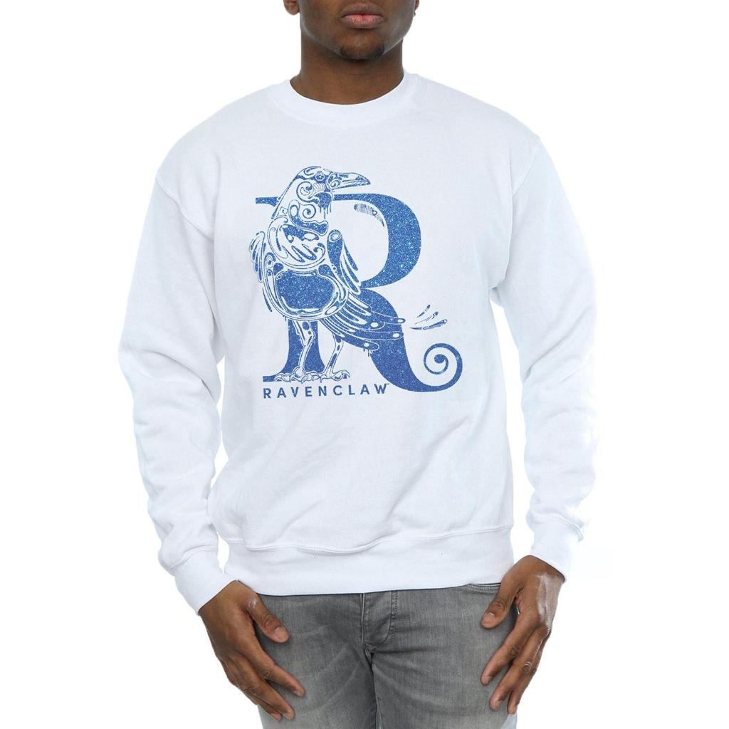 Harry Potter Mens Ravenclaw Glitter Sweatshirt