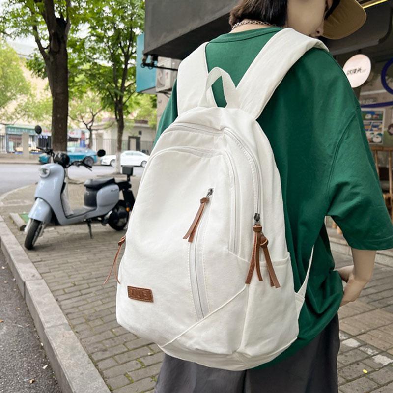 Casual Backpack for Women Men Large Capacity Canvas Travel Backpacks Boys Girls School Backpack Lightweight Women's Bag