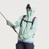 Li Ning Urban Outdoor Series Solid Color Zip-Up Hooded Loose Breathable UV Protection Sun Protection Jacket Unisex Jacket Gray-Green AFDV461-8