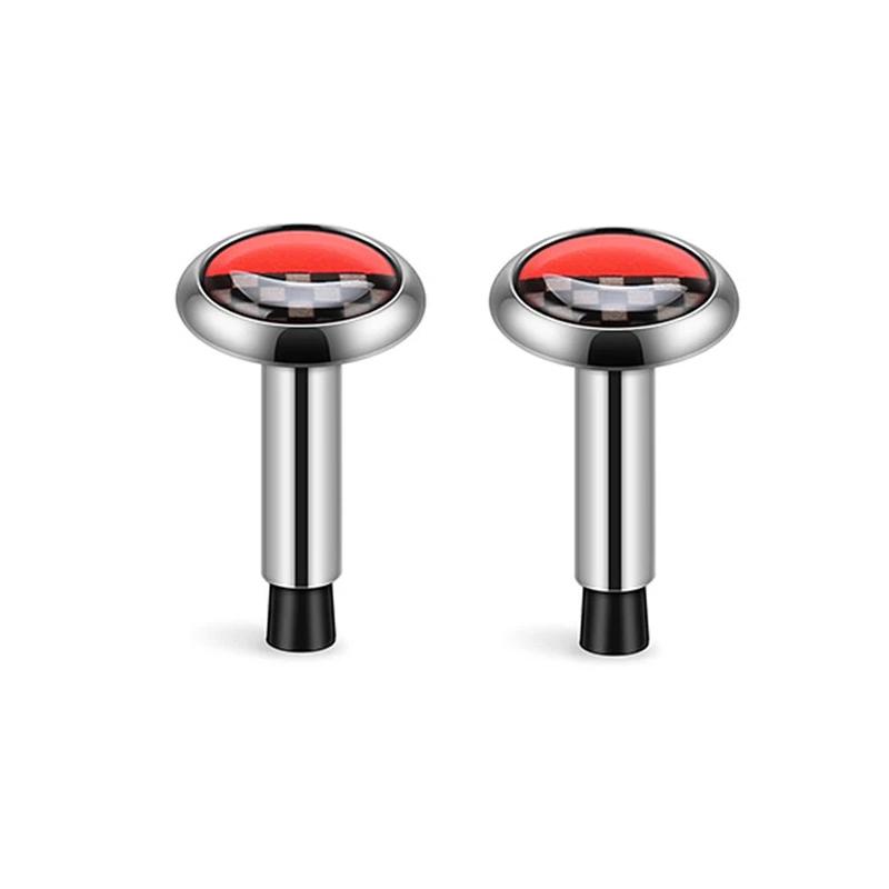 2Pcs Car Door Safety Metal Bolt Door Lock Button Pin Decor For MINI COOPER S One JCW F53 F54 F55 F56 F60 R50 R55 R56 R57 R60 R61