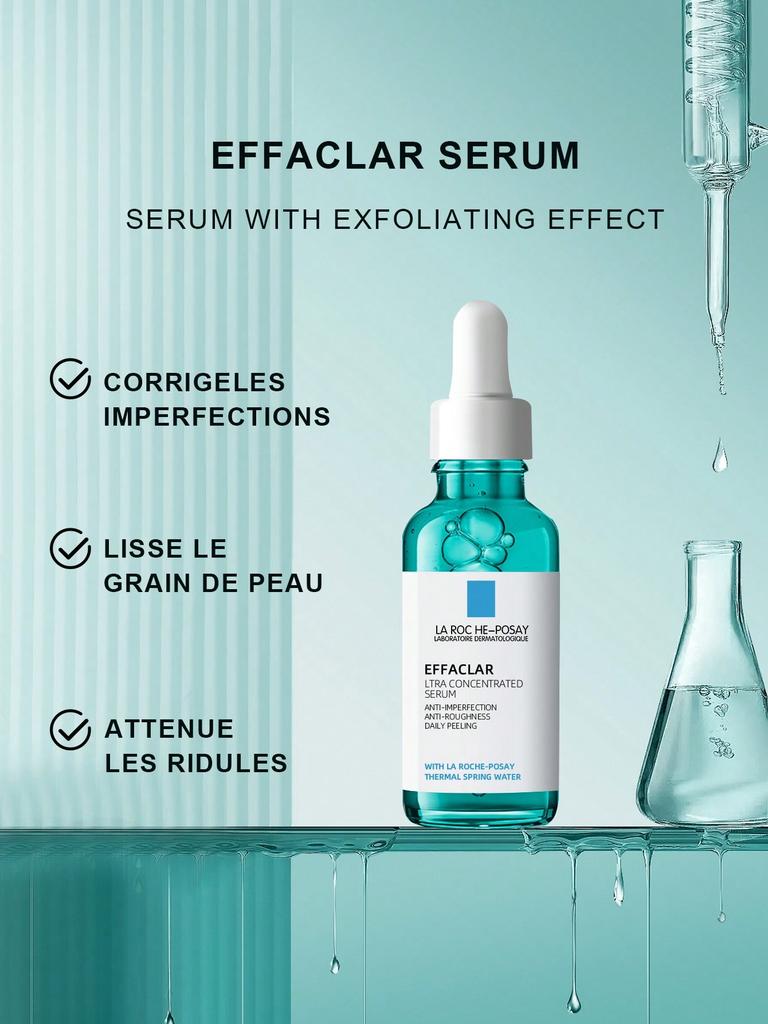 La Roche-Posay Salicylsäure Akne Serum 30ml - Sanfte Behandlung zur Beseitigung von Hautunreinheiten