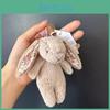 Jellycat Plush Rabbit Pendant With Floral Ear Design For Daily Bag Decoration