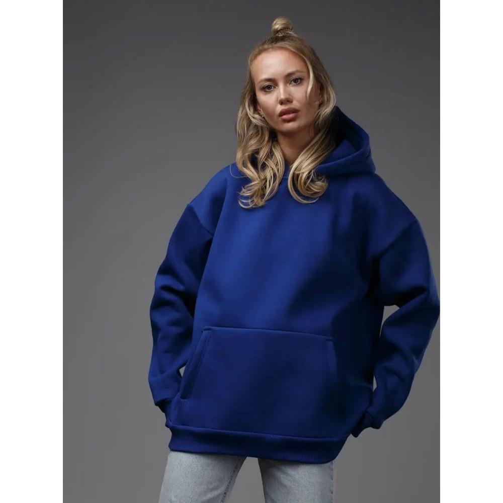 Women's Long Sleeved Hooded Sweatshirt with Loose Fitting Top