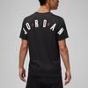 Jordan American Retro Letter Airman Logo Print Round Neck Casual Short Sleeve T-Shirt Men Tops Black DM1463-010