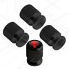 4Pcs/Set For Skull LOGO Badge Wrangler Rubicon Renegade Cherokee Compass Car Motorcycle Wheel Tire Valve Caps Tyre R3 Stem Covers