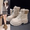 New Arrivals Soft Boots Women Shoes Woman Boots Fashion Round Ankle Boots Winter Elastic Black Comfortable
