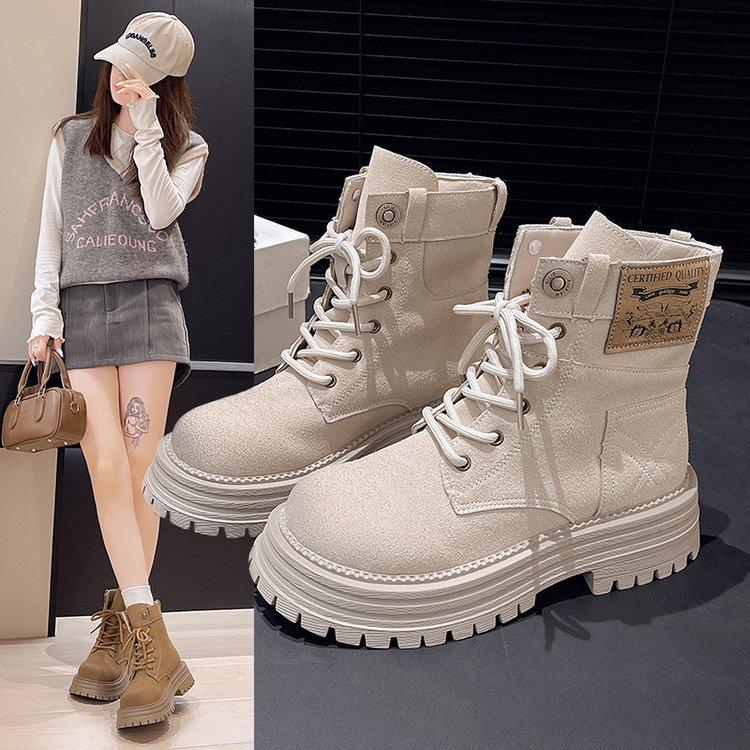 New Arrivals Soft Boots Women Shoes Woman Boots Fashion Round Ankle Boots Winter Elastic Black Comfortable