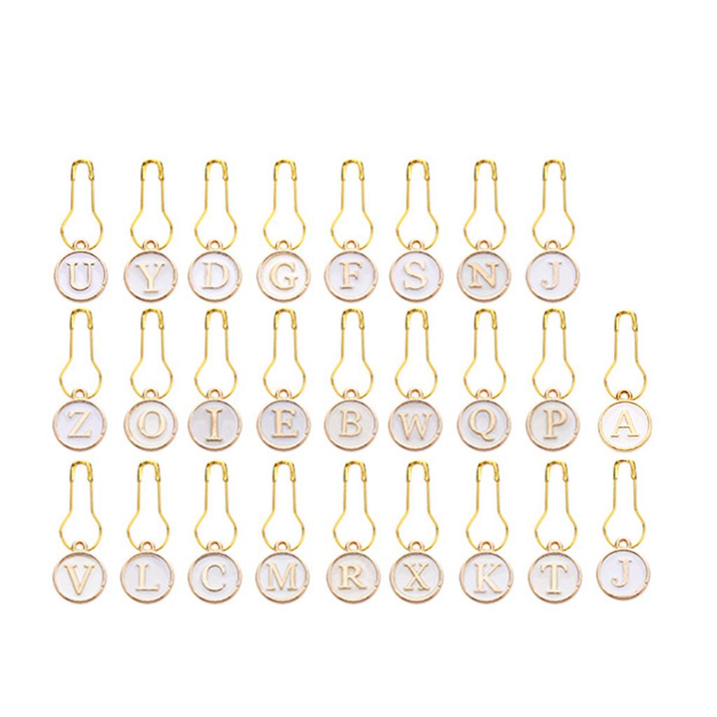 Markere pentru cusături Markere practice pentru tricotat Markere cu litere de croșetat Suport pentru cusături Instrument de tricotat pentru proiectul de artizanat